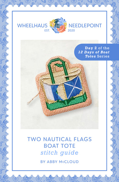 2 Nautical Flags Tote - Day Two