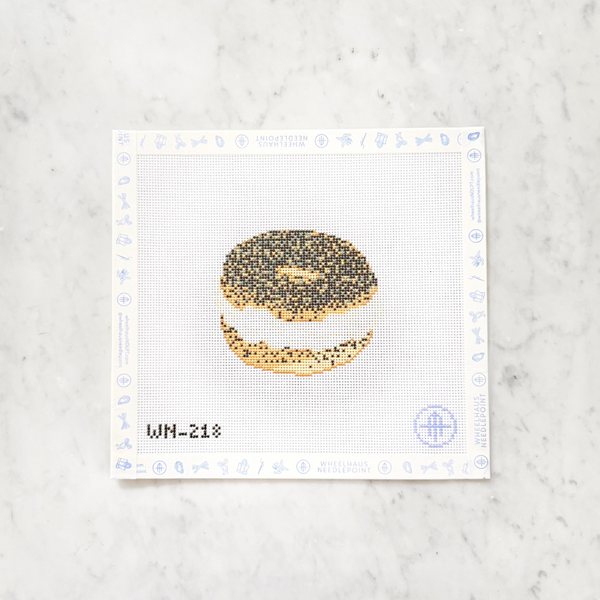 Cream Cheese on a Poppy Bagel