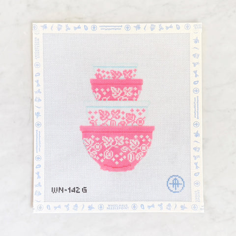 Vintage Bowls Gooseberry Print