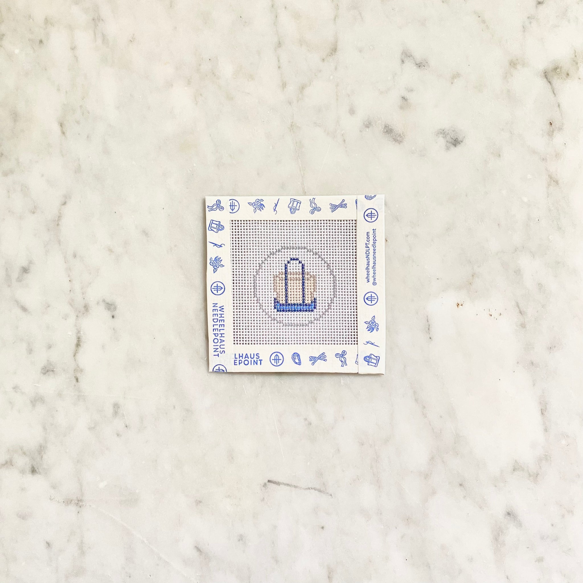 Mini Tote Charm Canvas