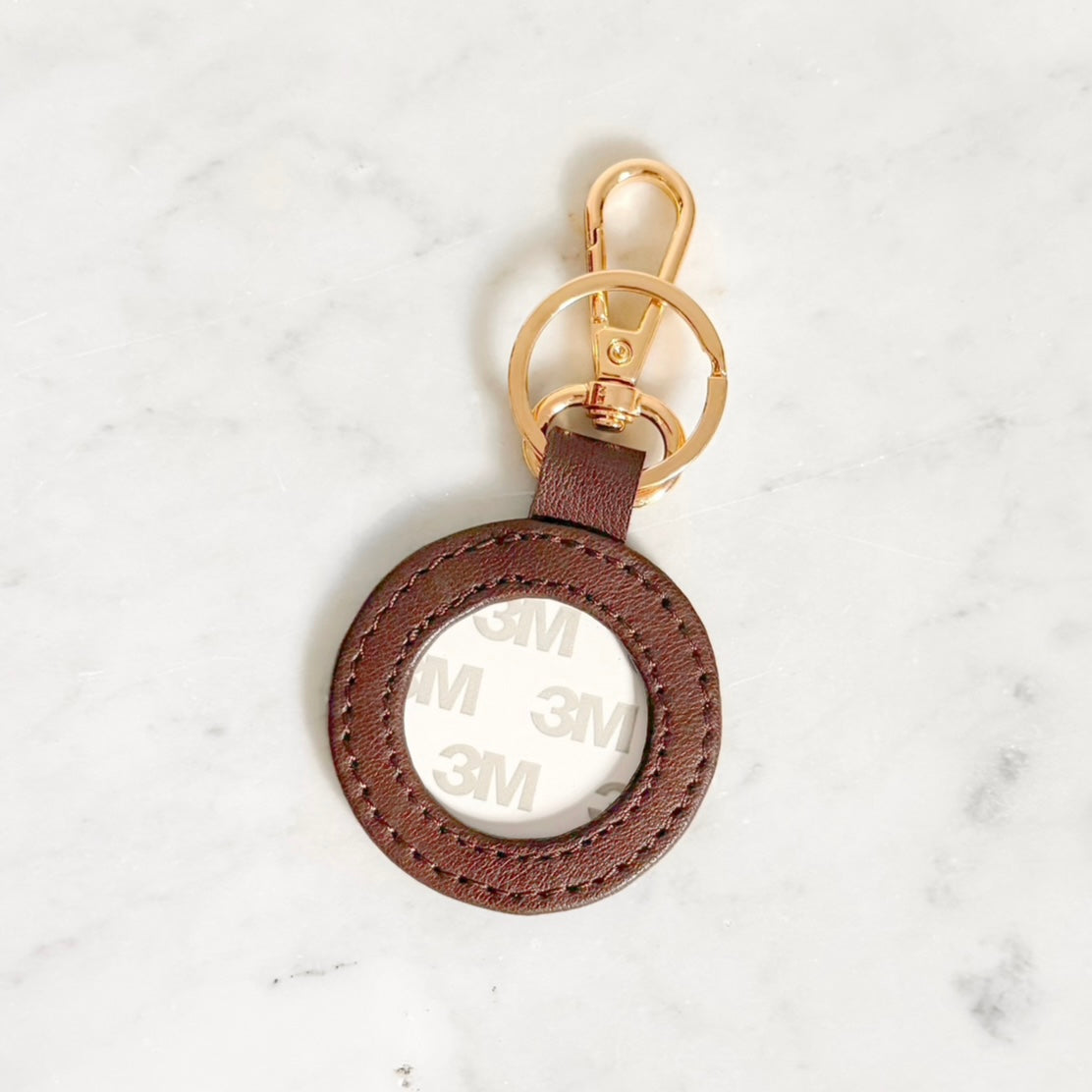 Leather Self Finishing Key Fob