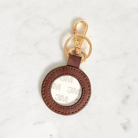 Leather Self Finishing Key Fob