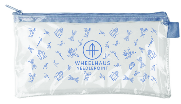 Our Story Print Clear Needlepoint Project Bags