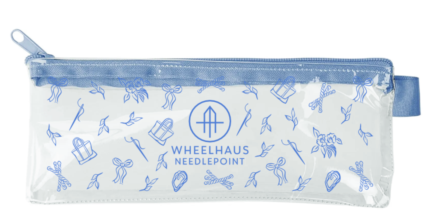 Our Story Print Clear Needlepoint Project Bags