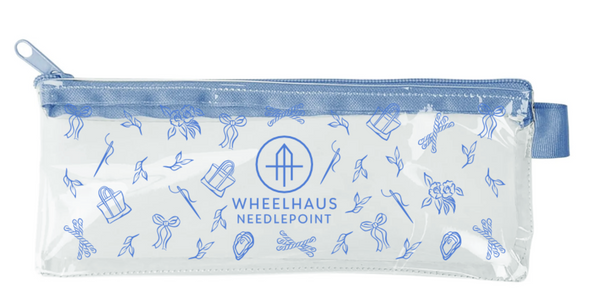 Our Story Print Clear Needlepoint Project Bags