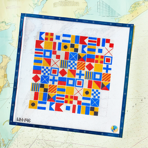 Nautical Flag Alphabet Sampler